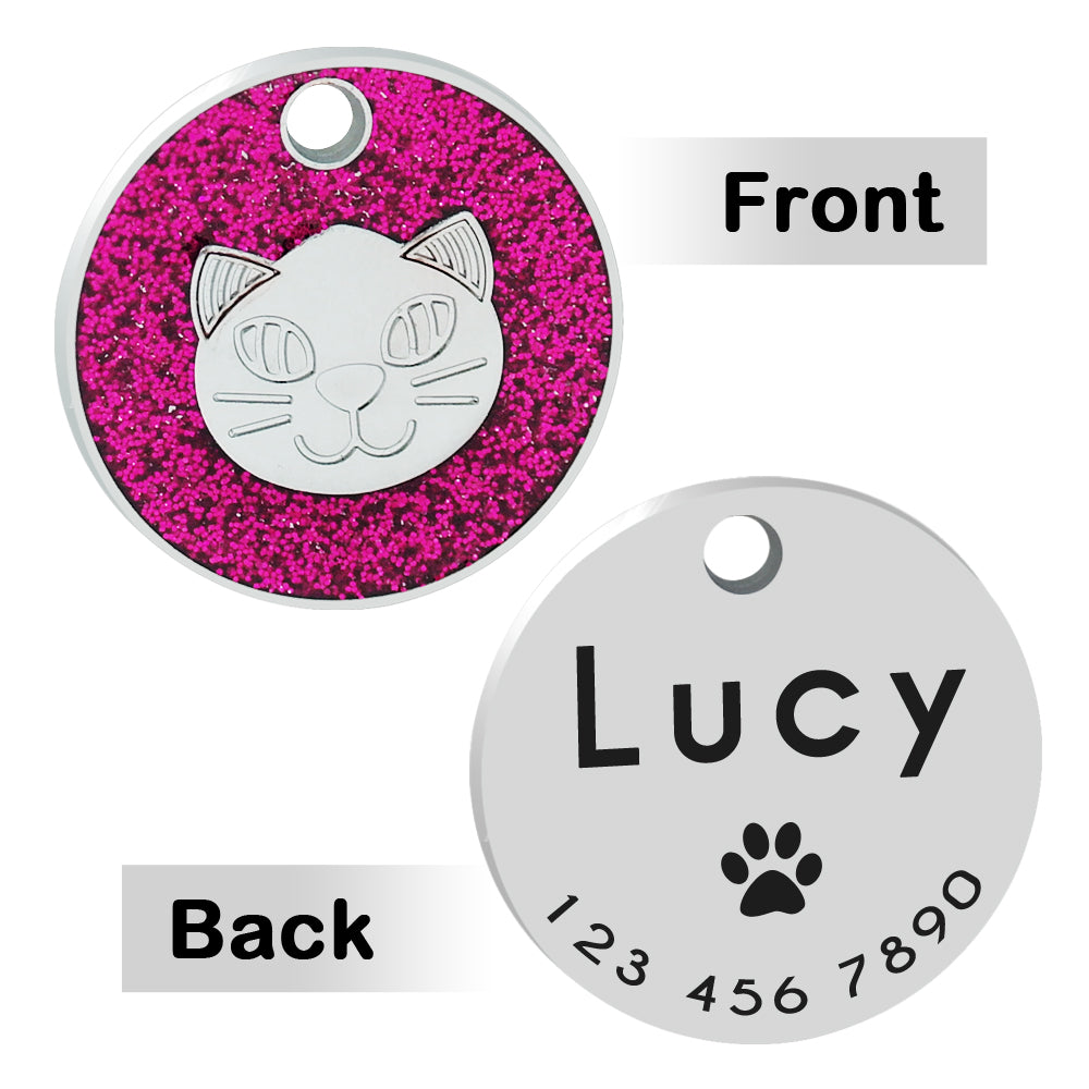 Round keychain pet cat card Premium Wellness Boost Capsules