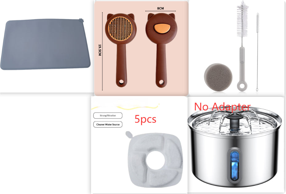 Solid Color Silicone Pet Food Mat