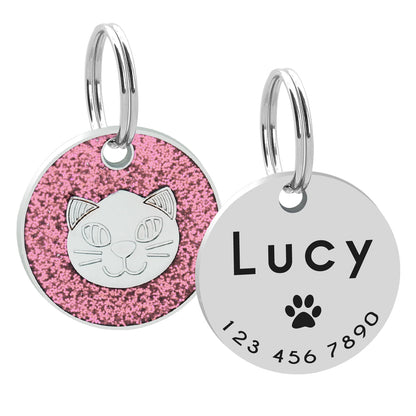 Round keychain pet cat card Premium Wellness Boost Capsules