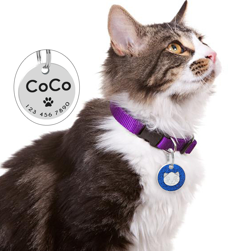 Round keychain pet cat card Premium Wellness Boost Capsules