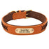 Collar Large And Medium Dog Lettering Anti-lost with personalized name tag for pet identification.