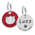 Round keychain pet cat card Premium Wellness Boost Capsules