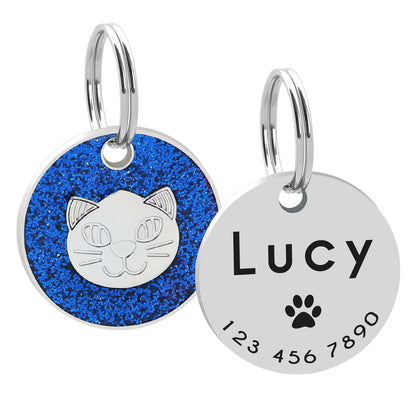 Round keychain pet cat card Premium Wellness Boost Capsules