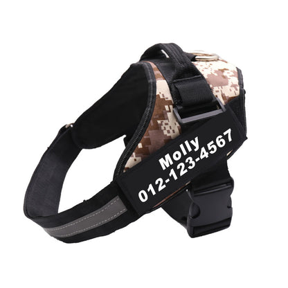 Personalized Dog Harness No Pull Reflective Breathable