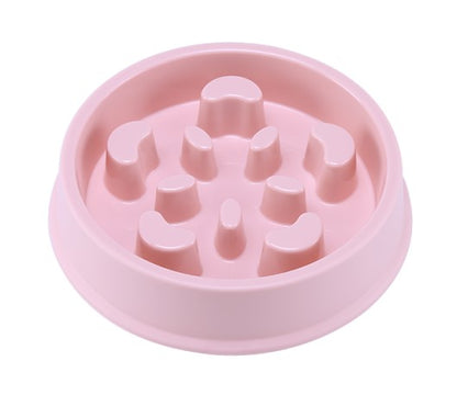 Food bowl slow food pet bowl anti-choking bowl
