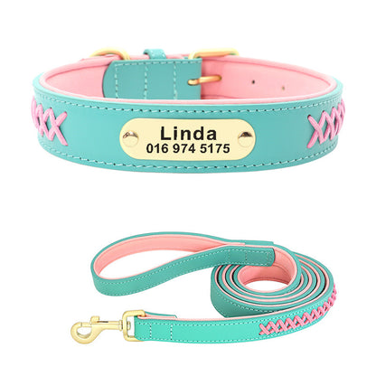 Collar Large And Medium Dog Lettering Anti-lost