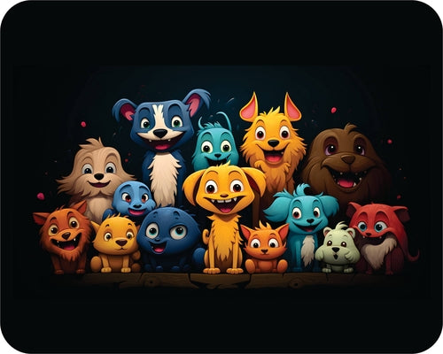 For KIds cartoon Dogs pets  Art Mouse Pad